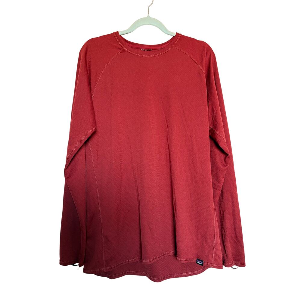 Patagonia Capilene Midweight Crewneck Baselayer Men XL Oxide Red GORPCORE